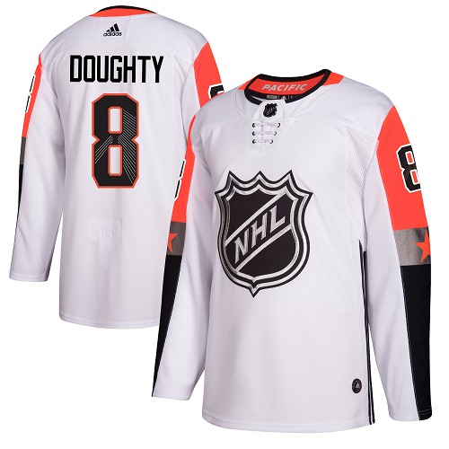 Adidas Kings #8 Drew Doughty White 2018 All-Star Pacific Division Authentic Stitched NHL Jersey
